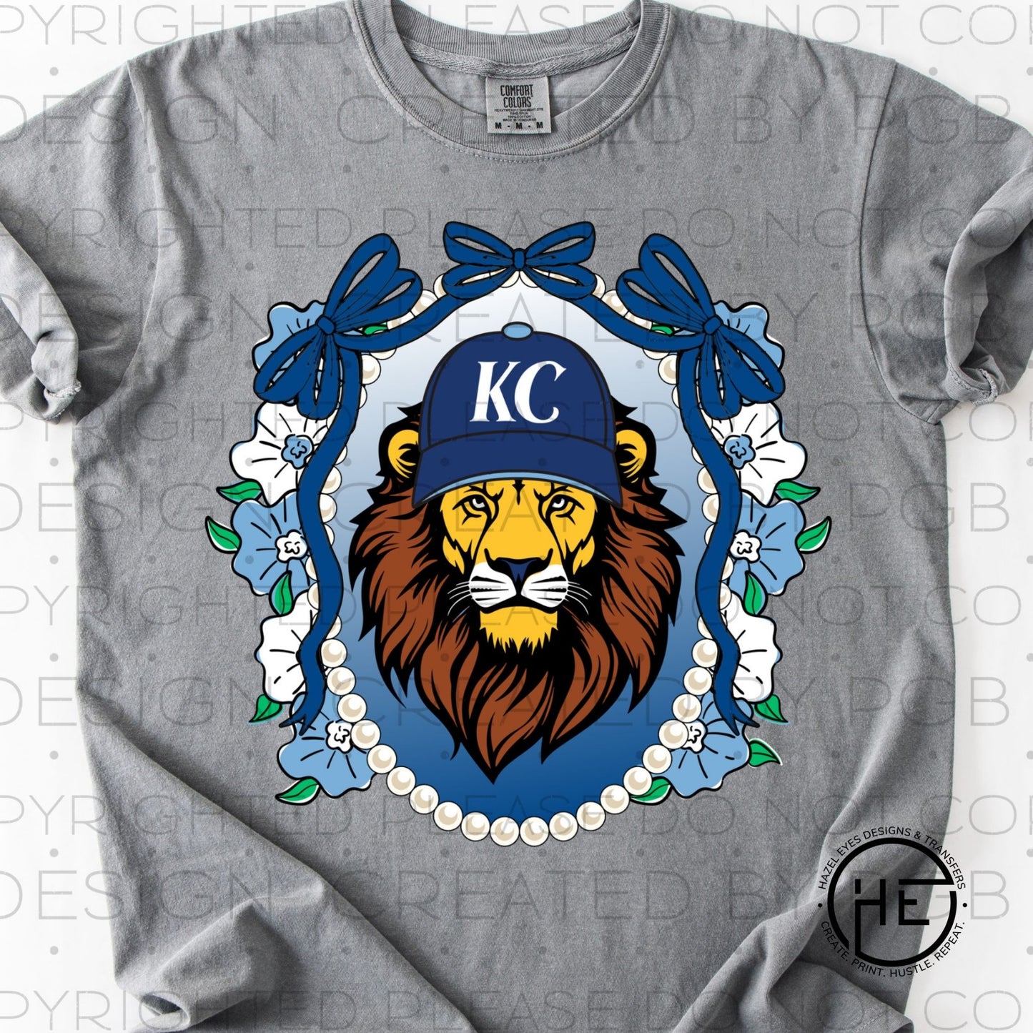 KC Baseball Plaque - DTF Transfer