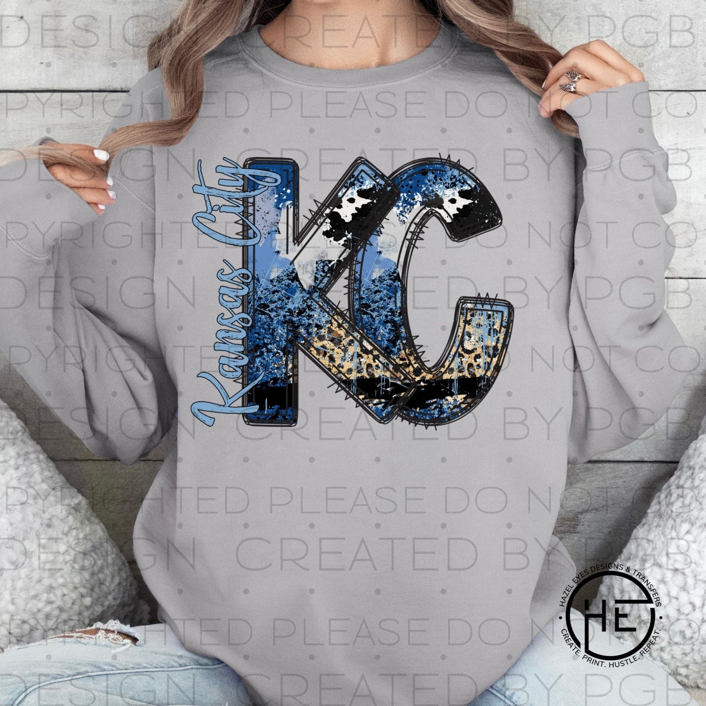 Splatter Leopard KC - DTF Transfer