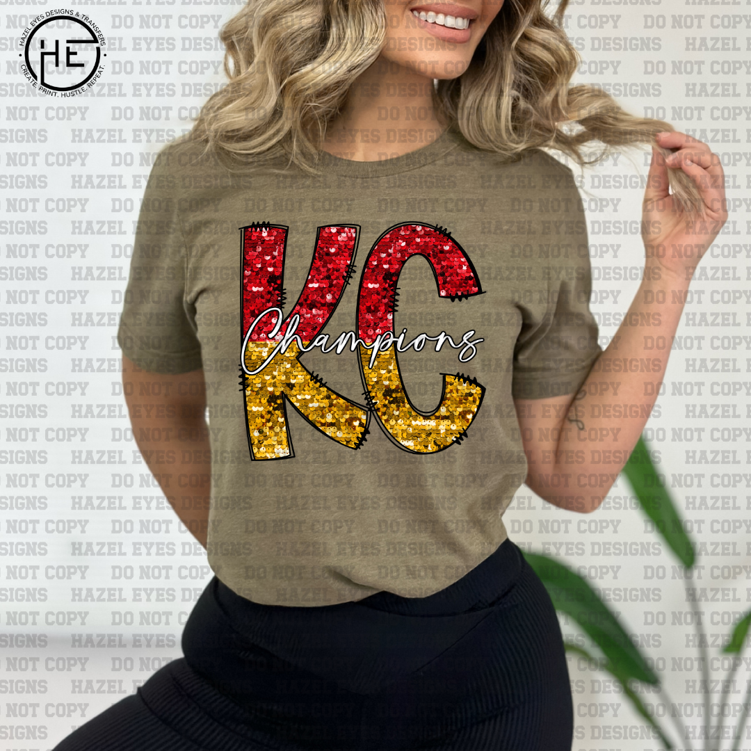 KC Sparkle DTF Transfer