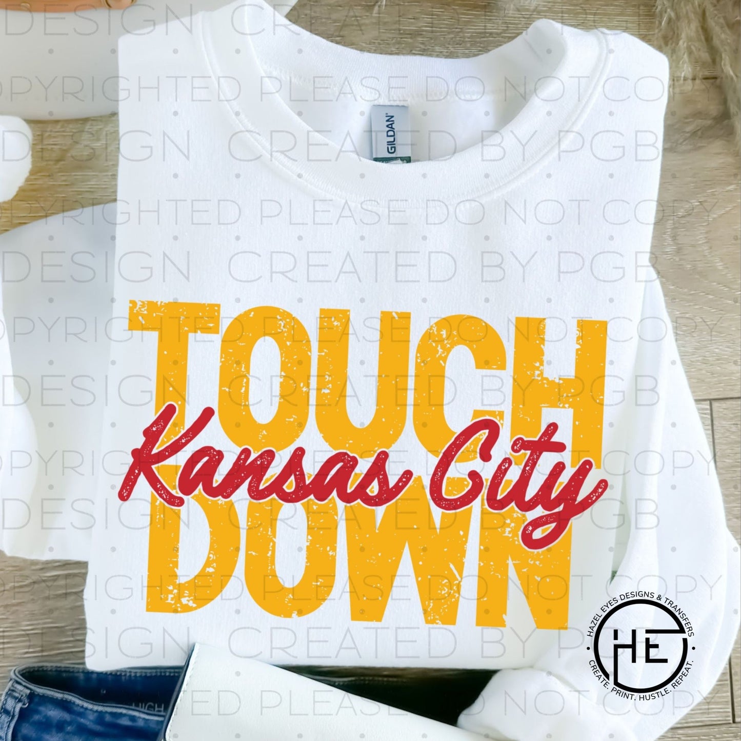 TouchDown Kansas City - DTF Transfer