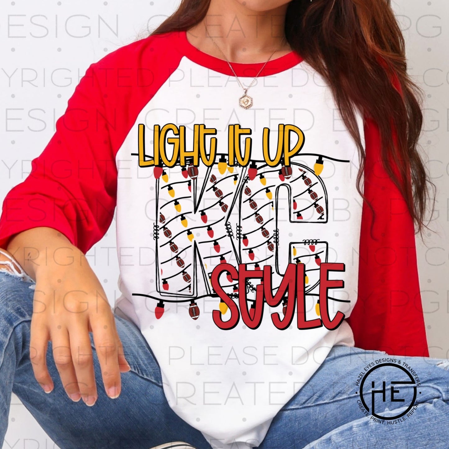 Light it Up KC Style - DTF Transfer
