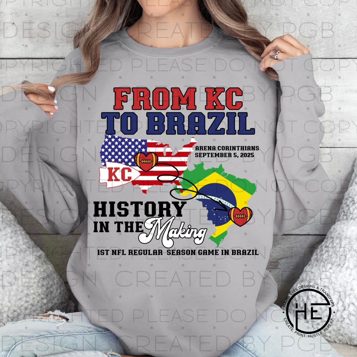 KC to Brazil 2 - DTF Transfer