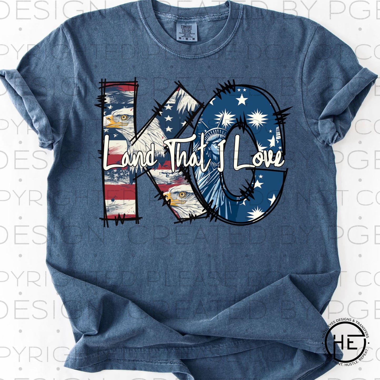 KC Land That I Love Light Dark - DTF Transfer