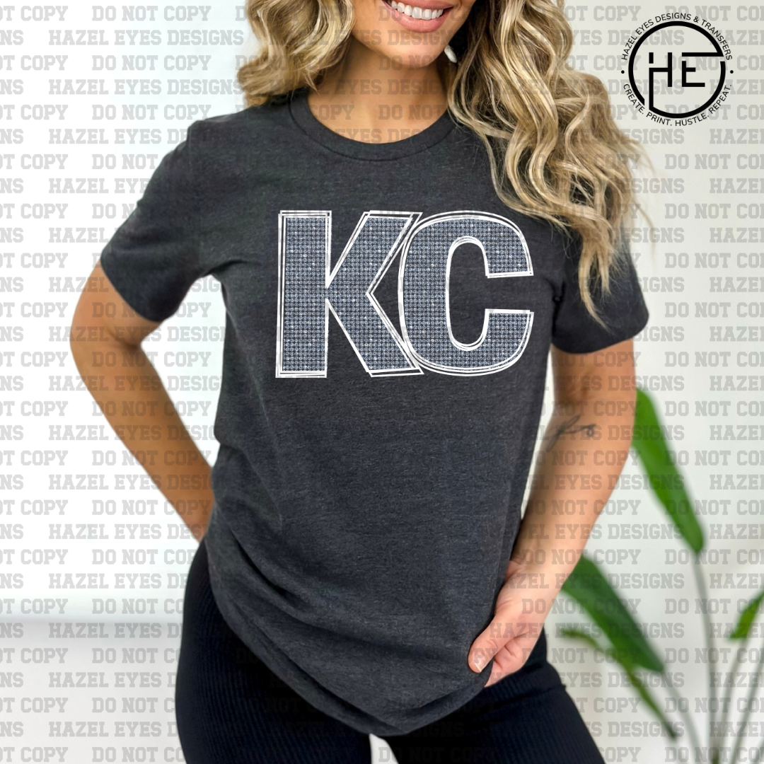 Rhinestone KC2 DTF Transfer