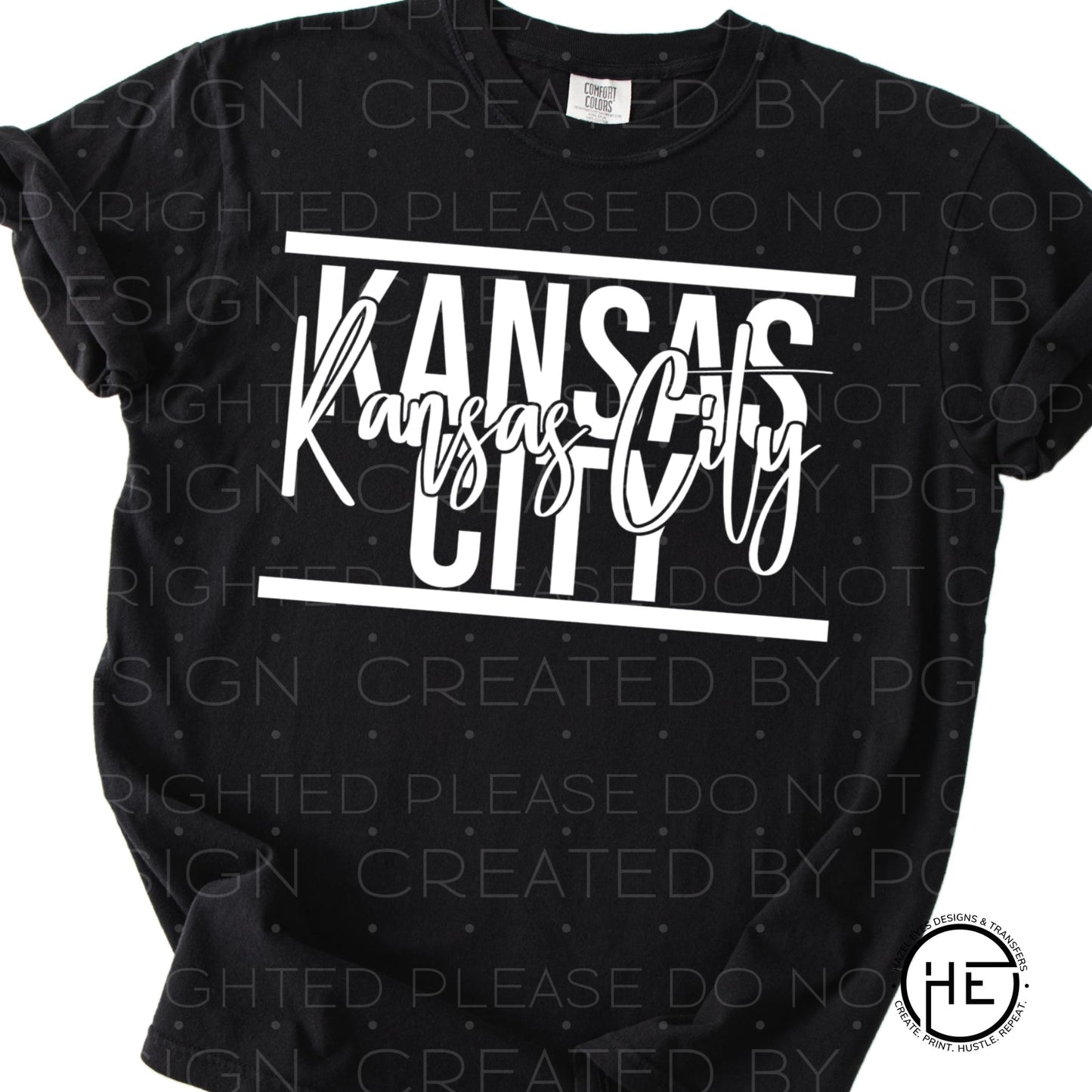 Classic Kansas City White - DTF Transfer