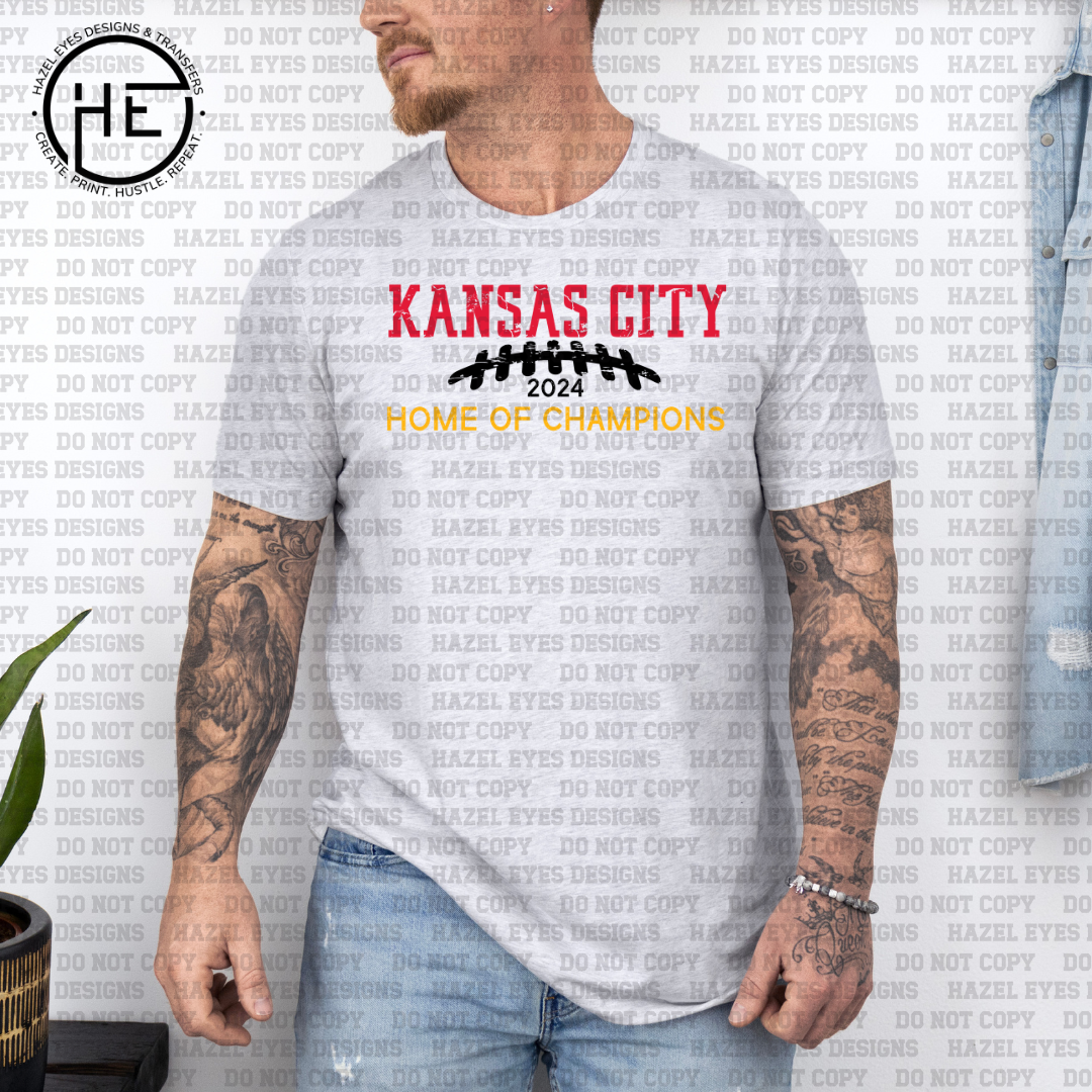 KC Home Of Champs V2 DTF Transfer