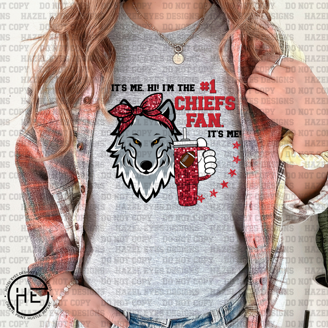 KC Wolf Fan DTF Transfer