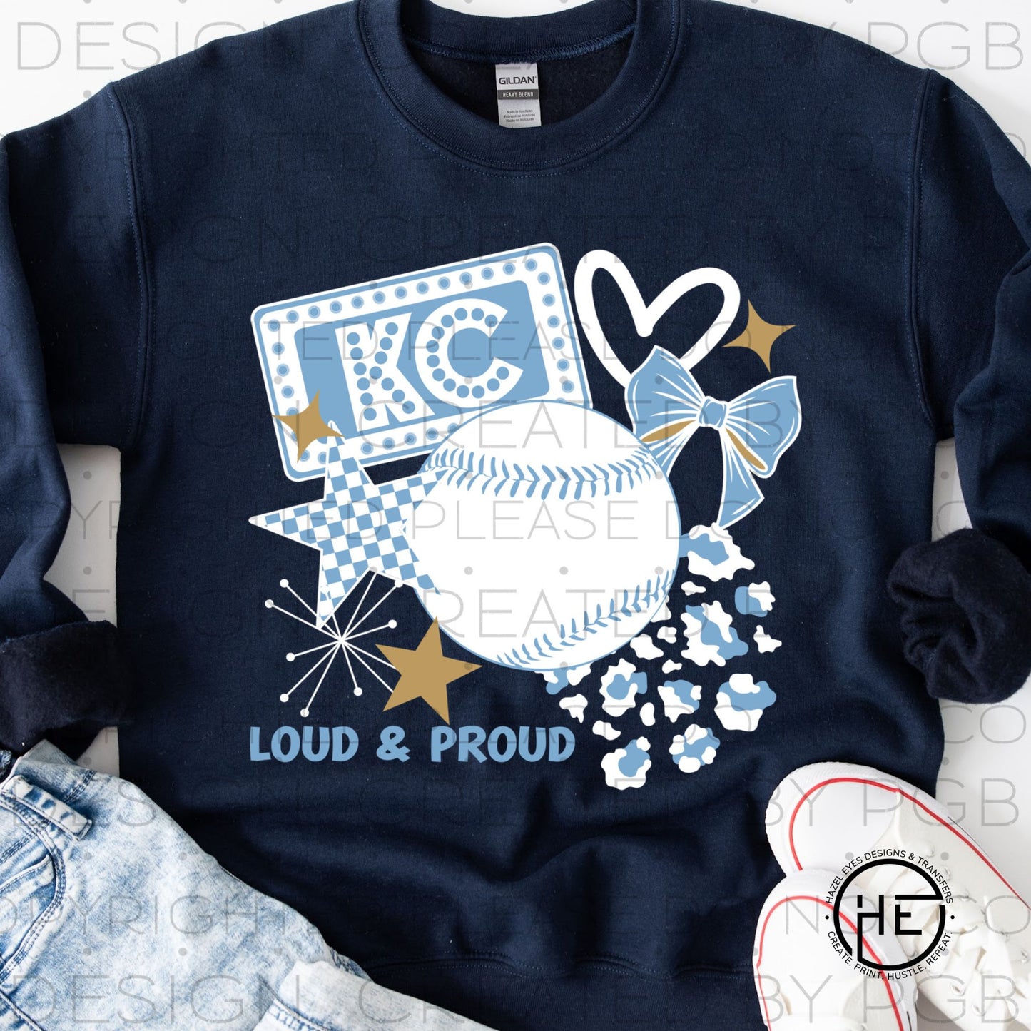 KC Baseball Loud & Proud - DTF Transfer