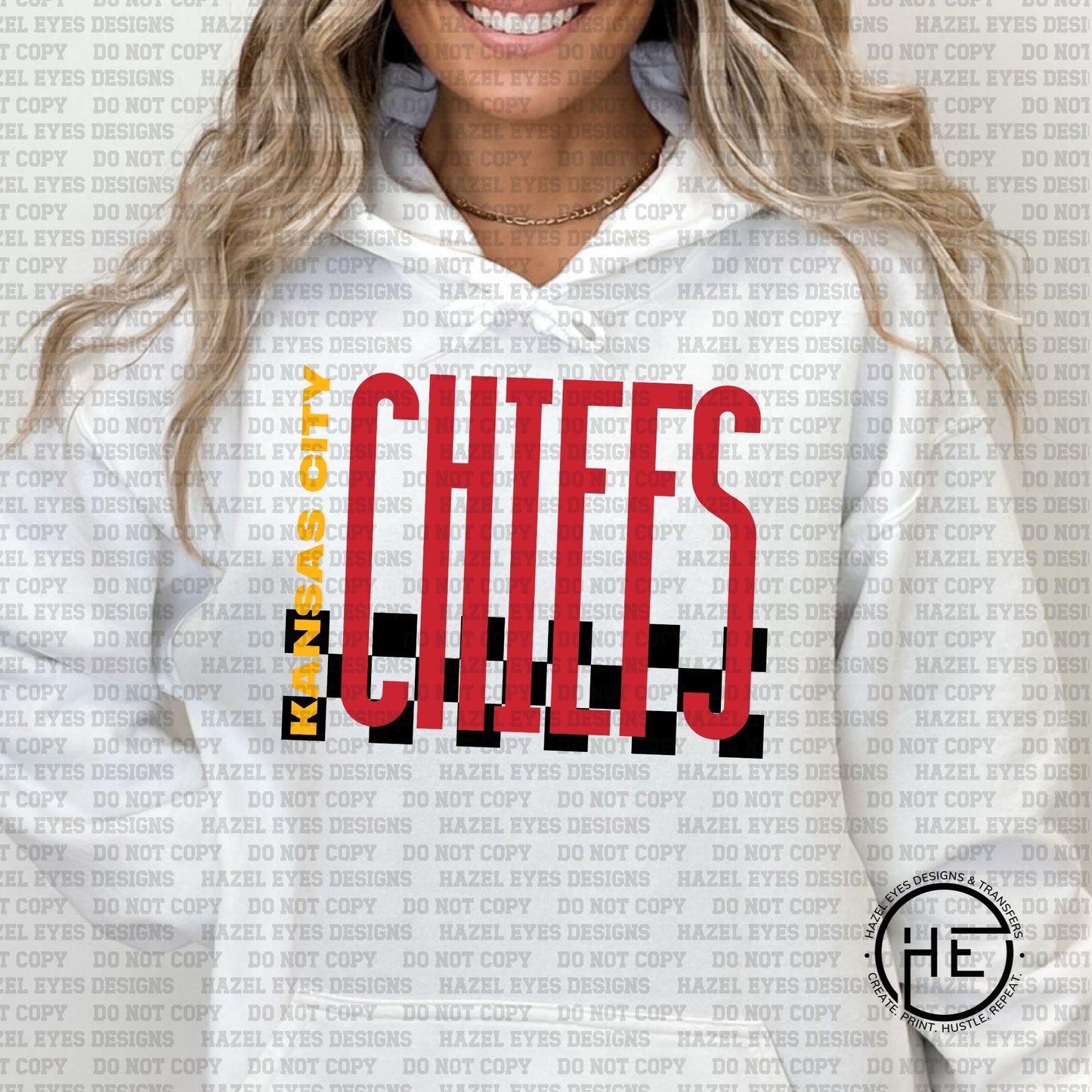 Kansas City Chiefs Checker - DTF Transfer