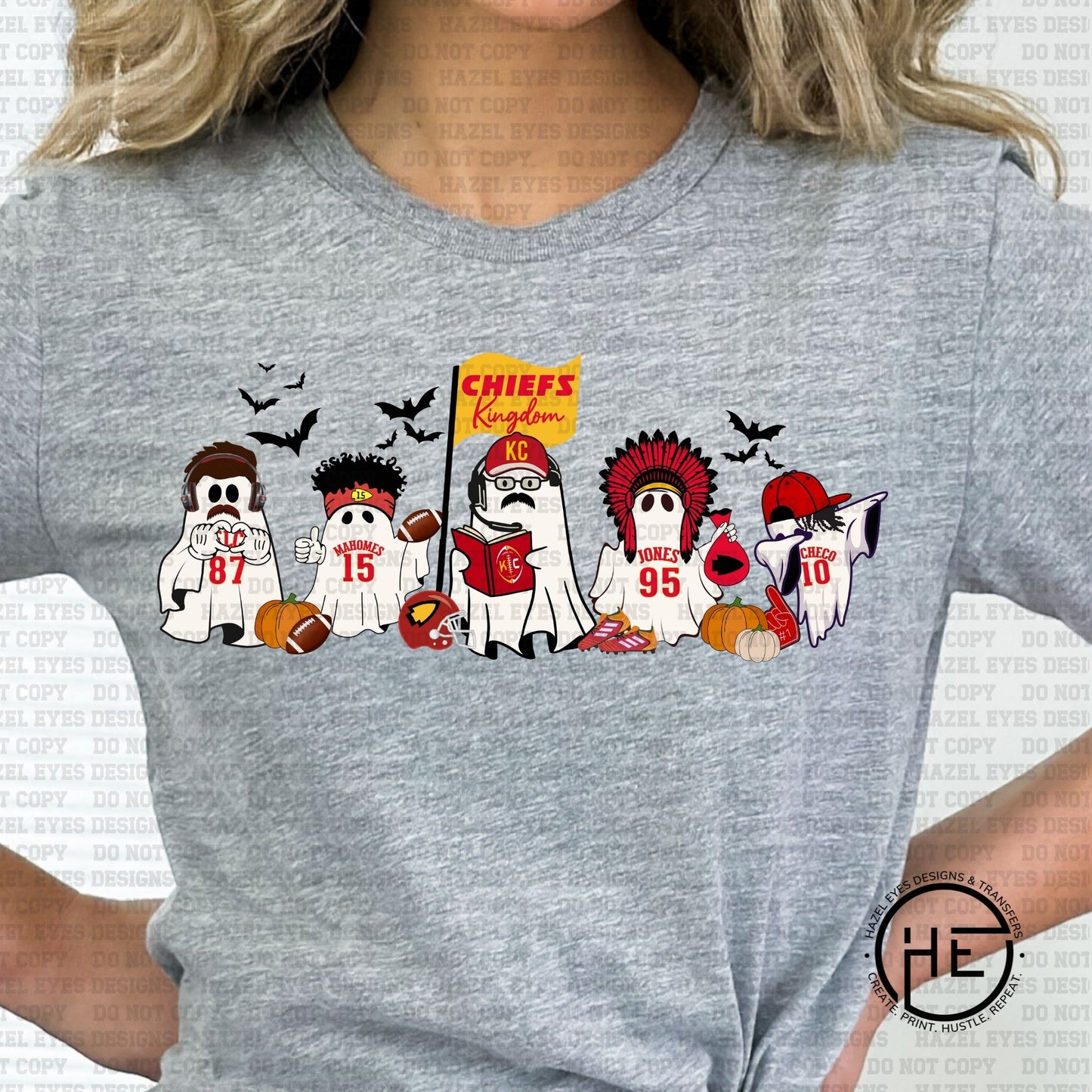 Chiefs Kingdom Ghosts - DTF Transfer