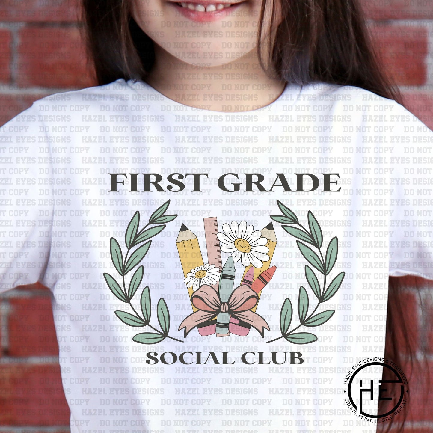 1st Grade Social Club - DTF Transfer