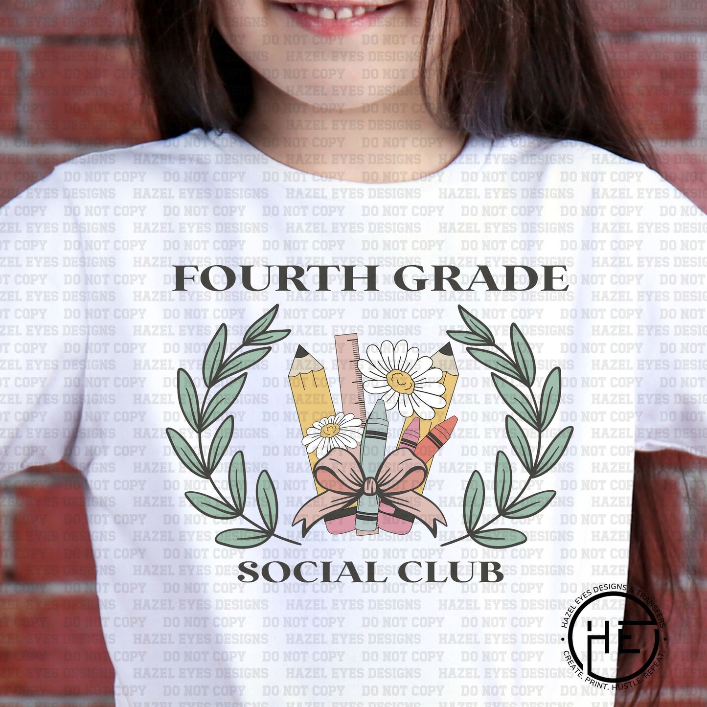 4th Grade Social Club - DTF Transfer