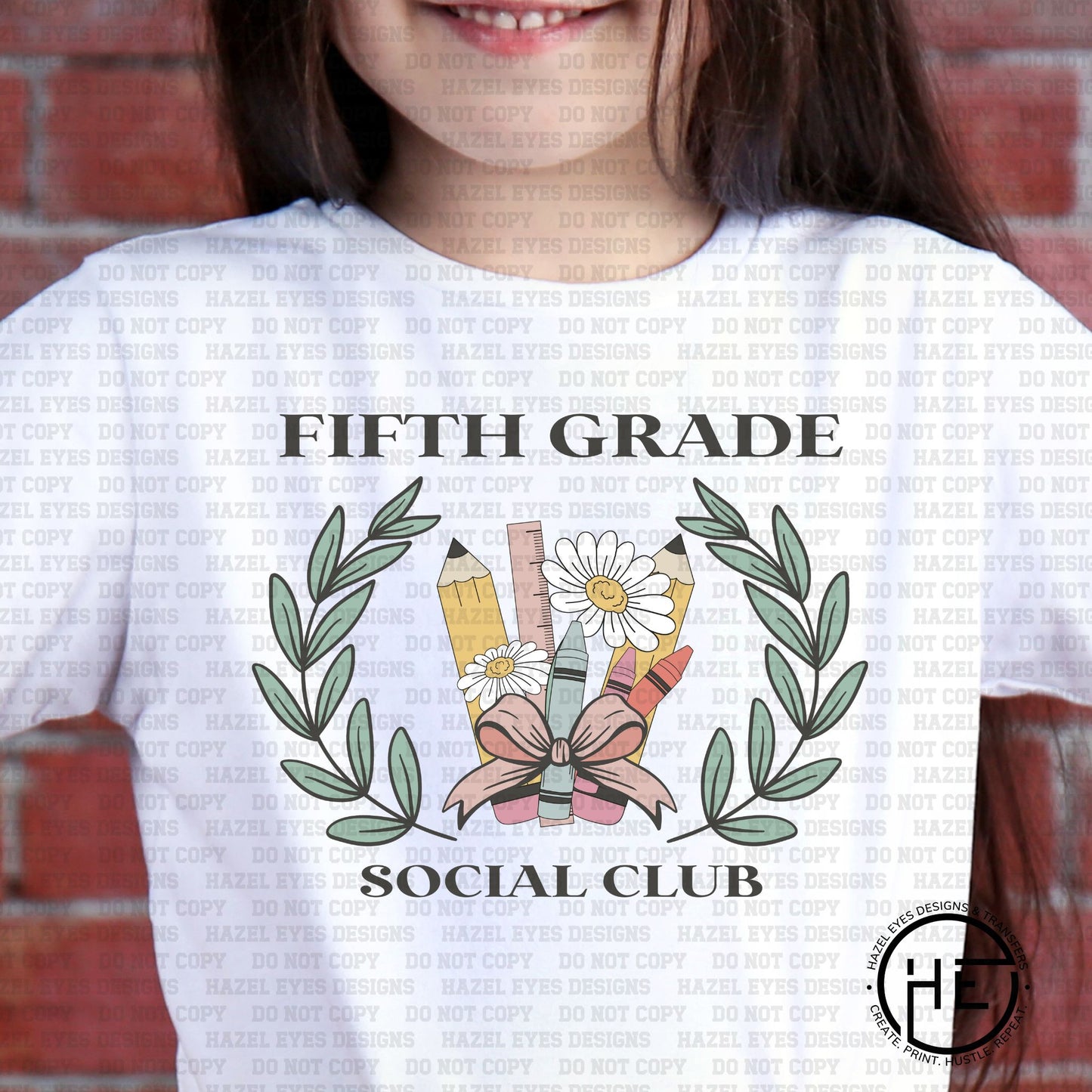 5th Grade Social Club - DTF Transfer