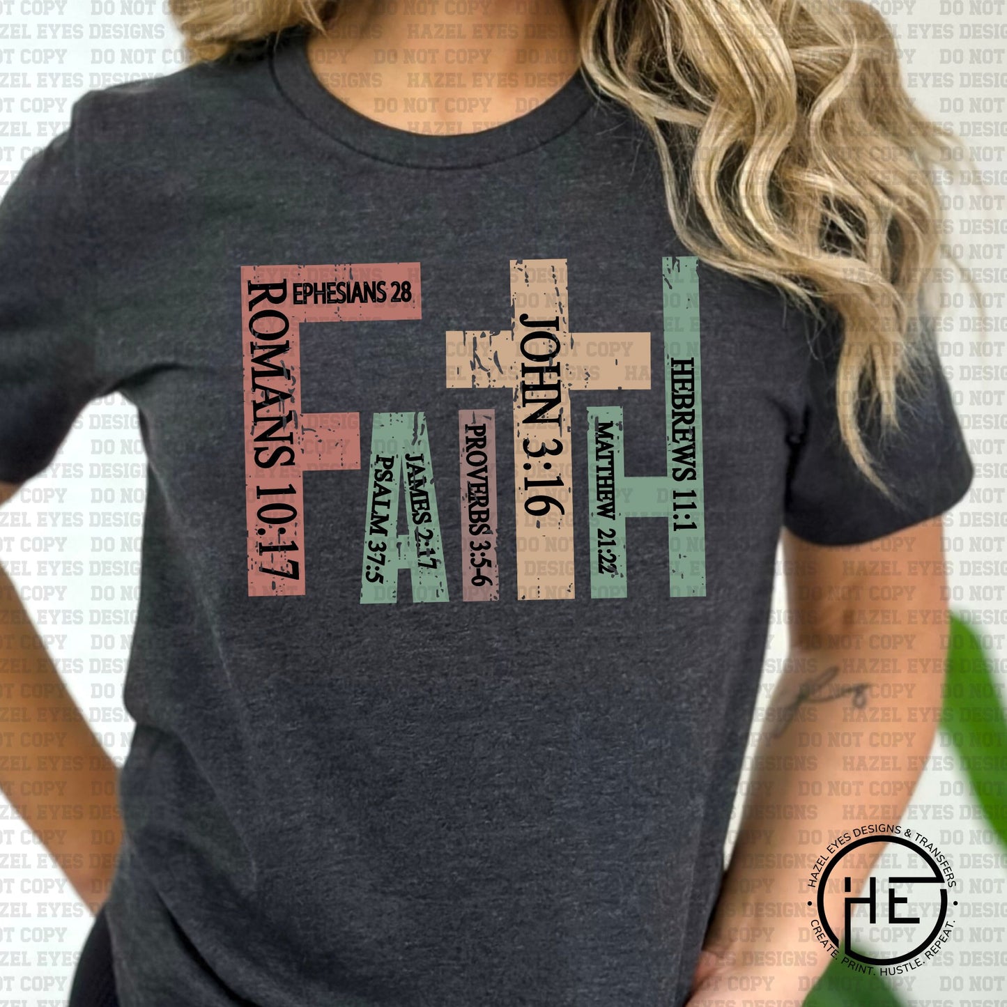 Faith Verses - DTF Transfer