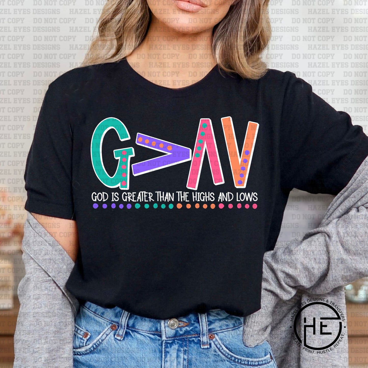 God is Greater - DTF Transfer
