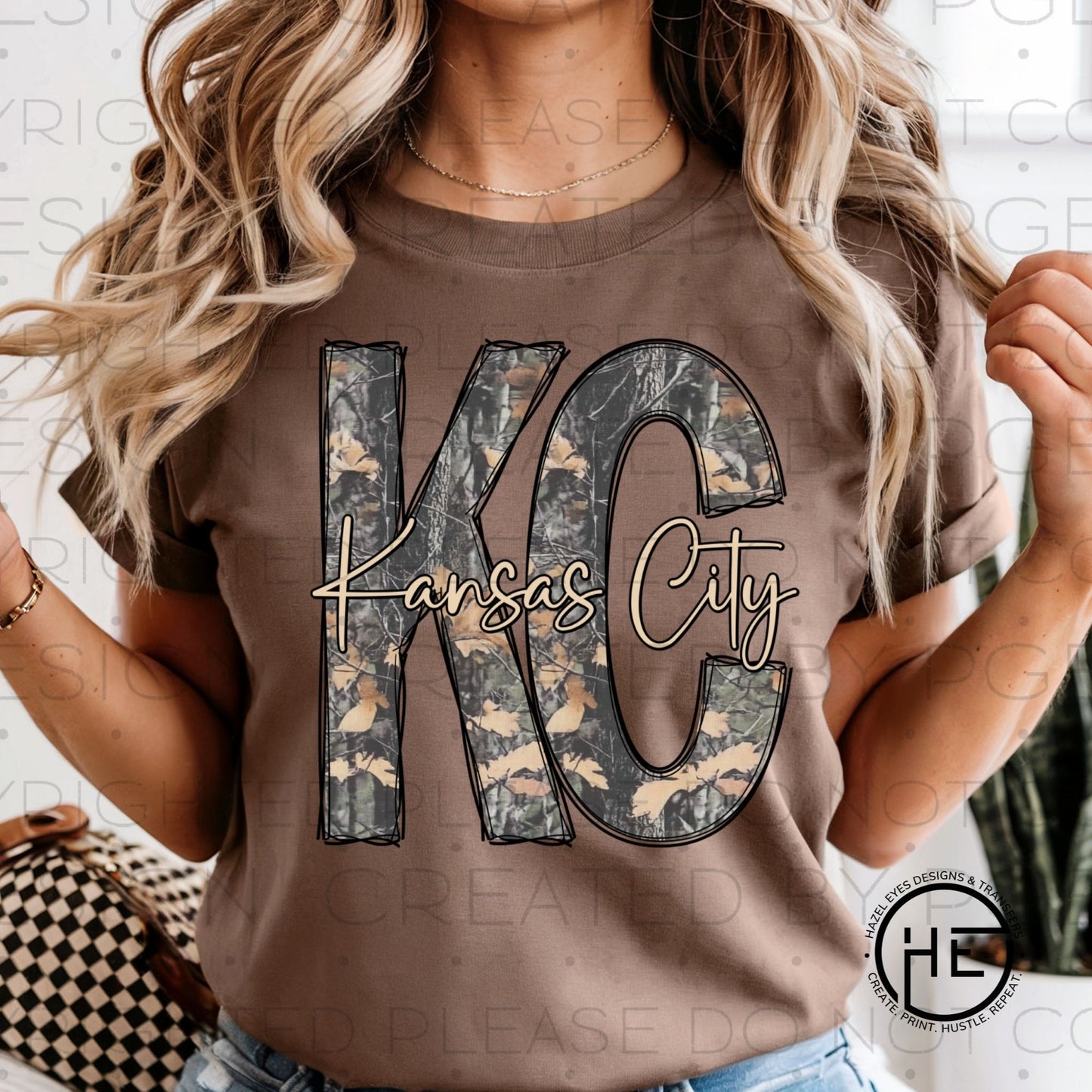 KC Camo 1 - DTF Transfer