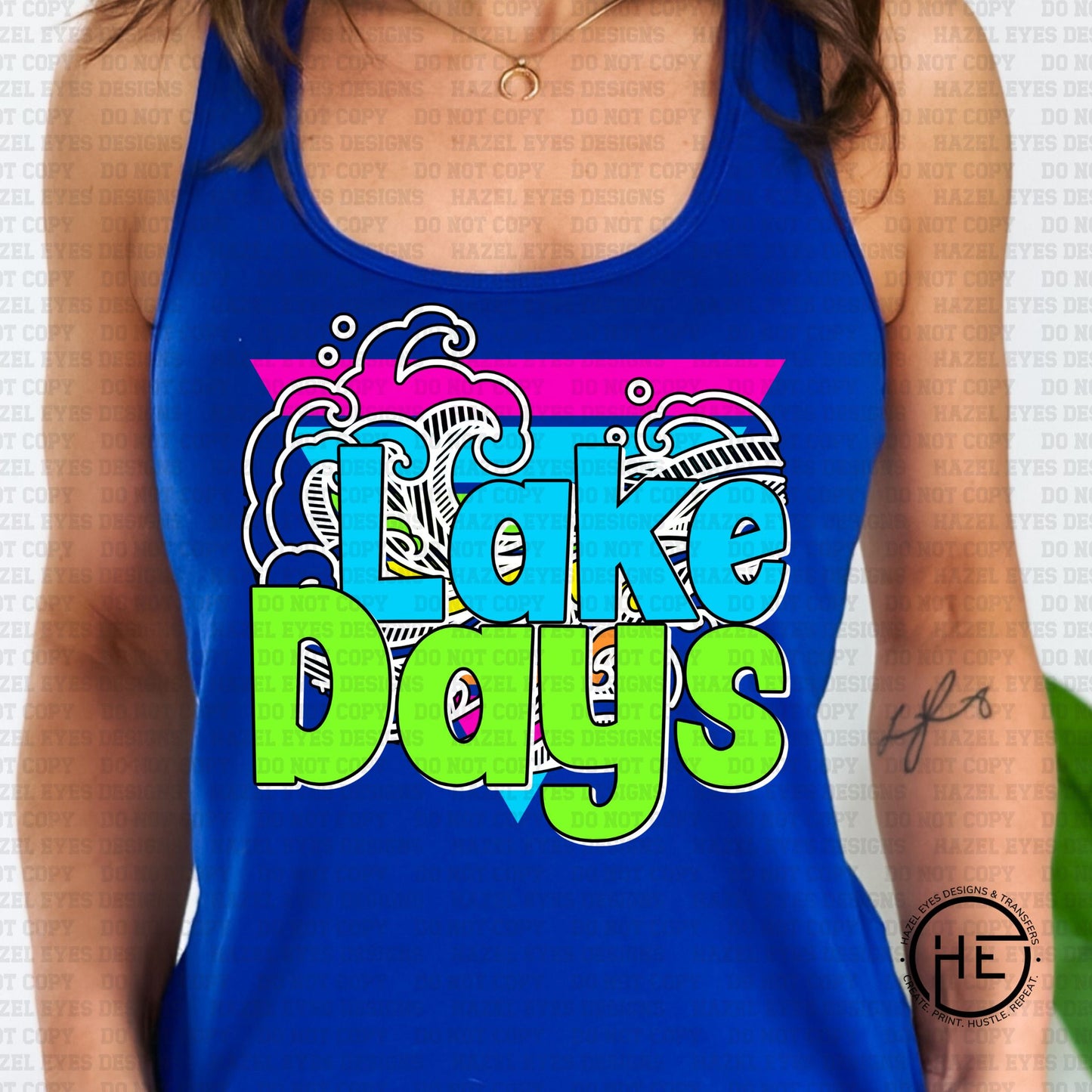 Lake Days Wave - DTF Transfer