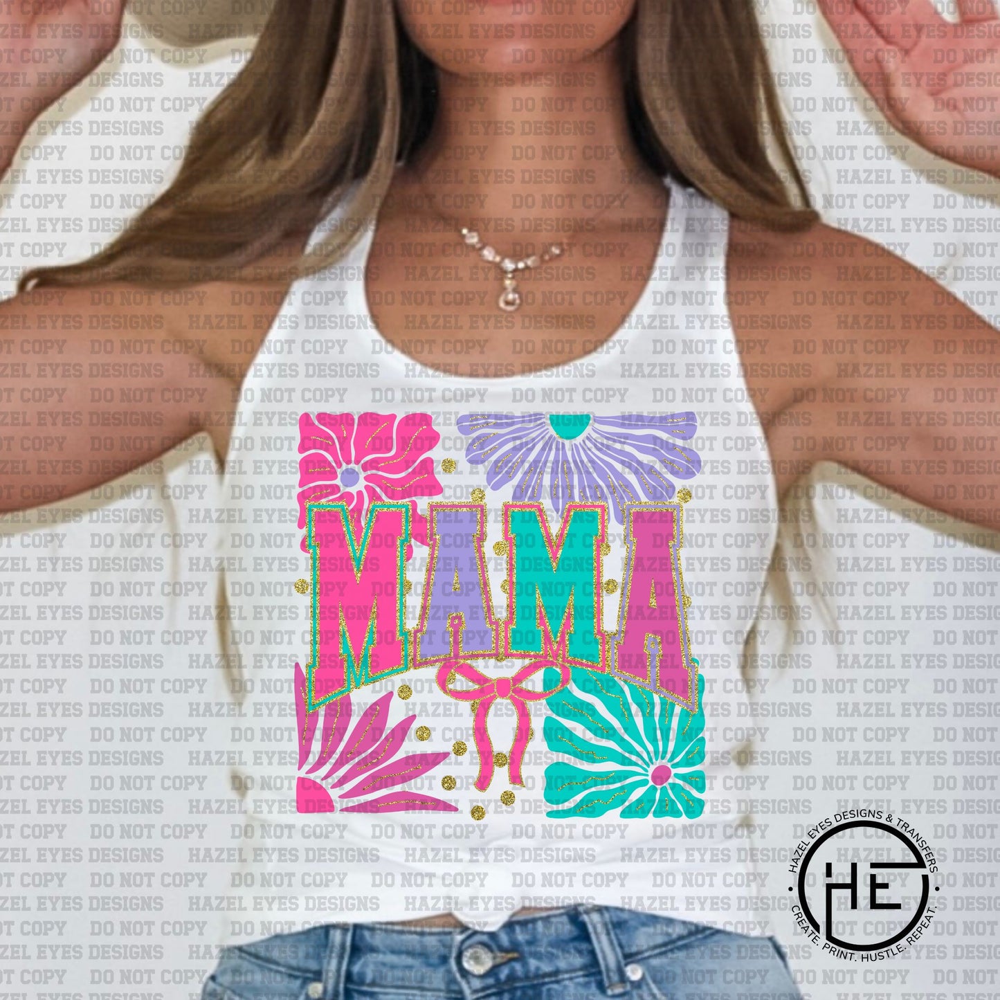 Mama Floral - DTF Transfer