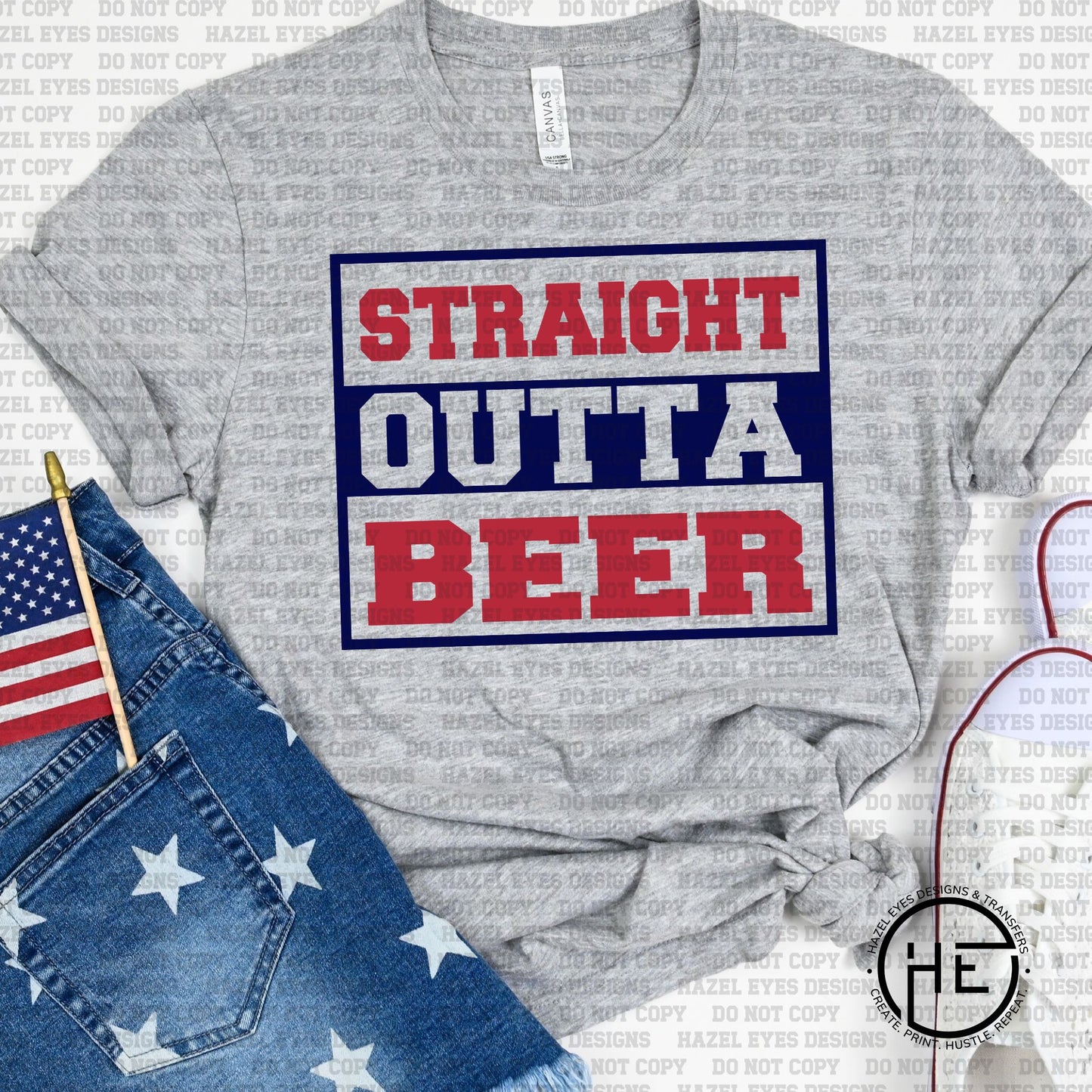 Straight Outta Beer - DTF Transfer