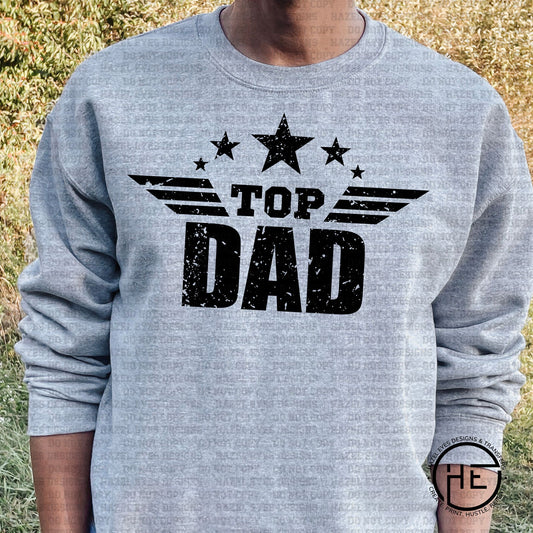 Top Dad- DTF Transfer