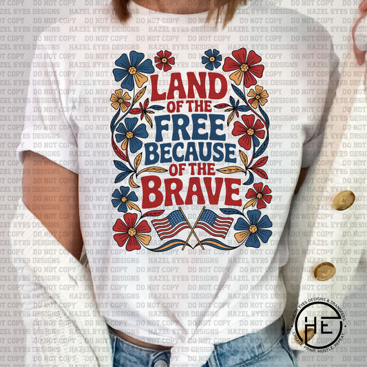 Vintage Land of the Free - DTF Transfer