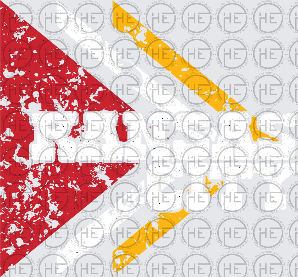 Retro Triangle KC Football - DTF Transfer