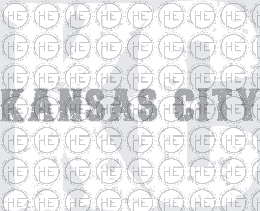 Grunge KC Hockey - DTF Transfer