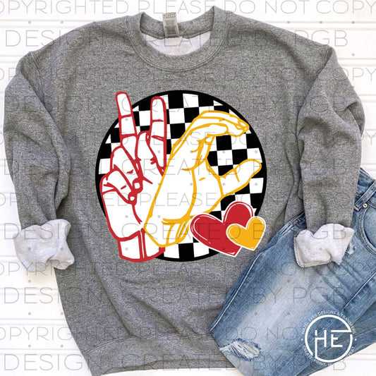 KC Sign Language - DTF Transfer