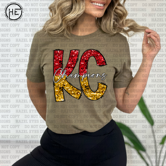 KC Sparkle DTF Transfer
