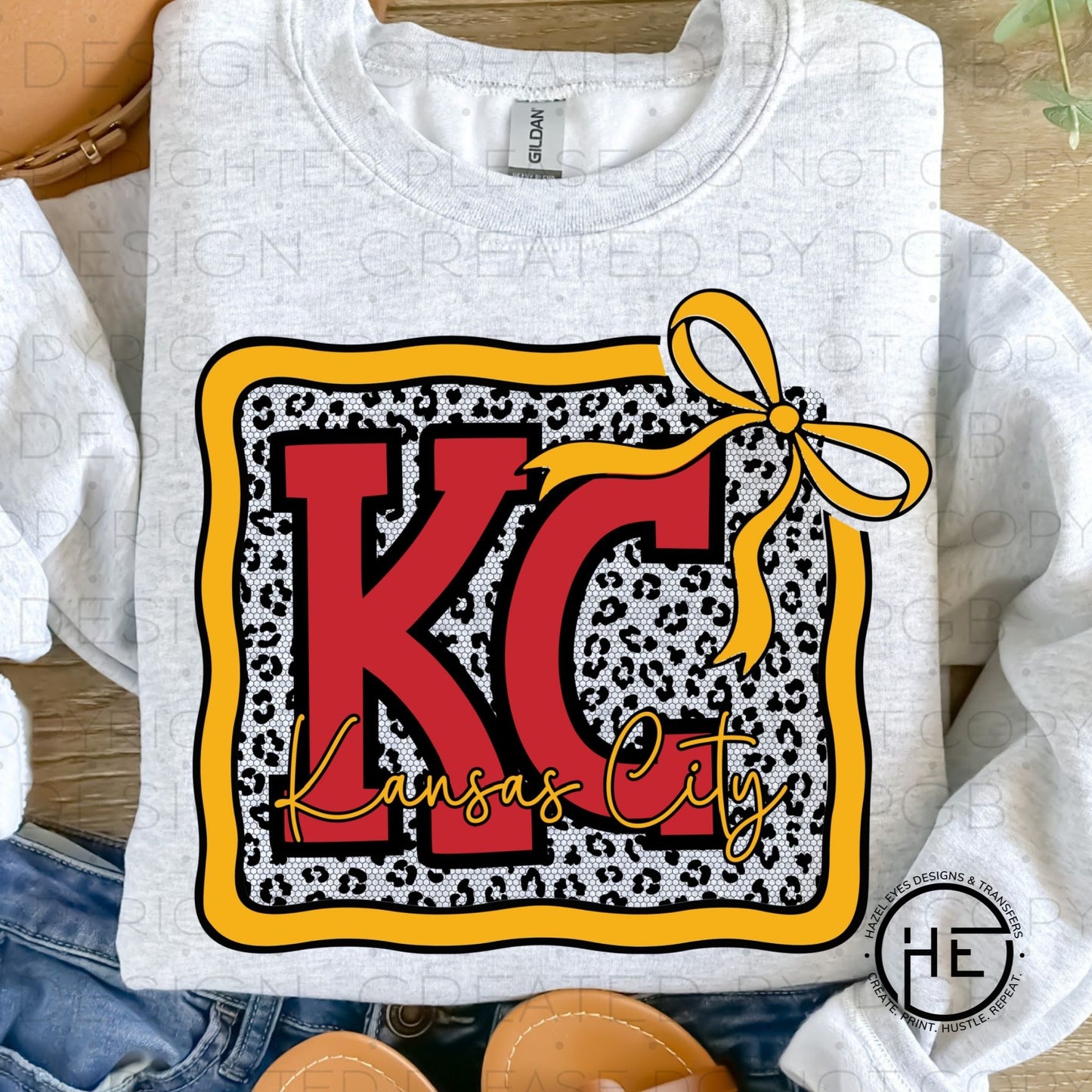 KC Leopard Gift - DTF Transfer