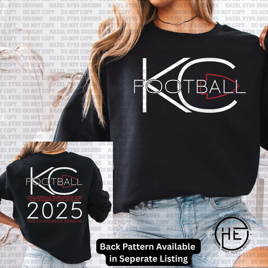Kansas City Comeback Season Front - DTF Transfer