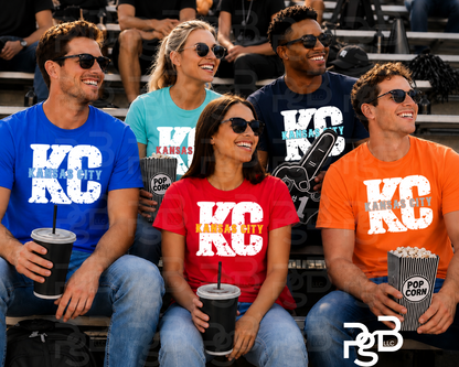 Grunge KC Softball - DTF Transfer