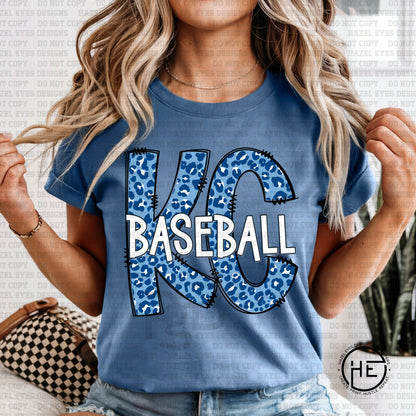Leopard KC Baseball - DTF Transfer