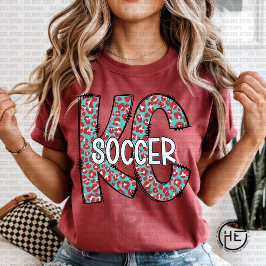 Leopard KC Current Soccer - DTF Transfer