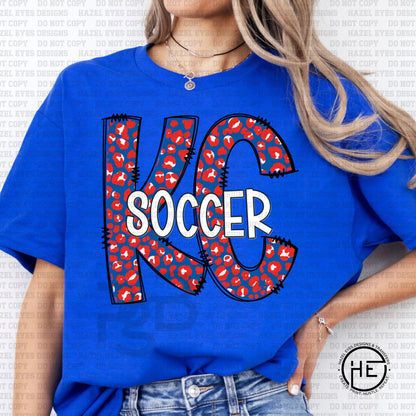 Leopard KC Comets Soccer - DTF Transfer
