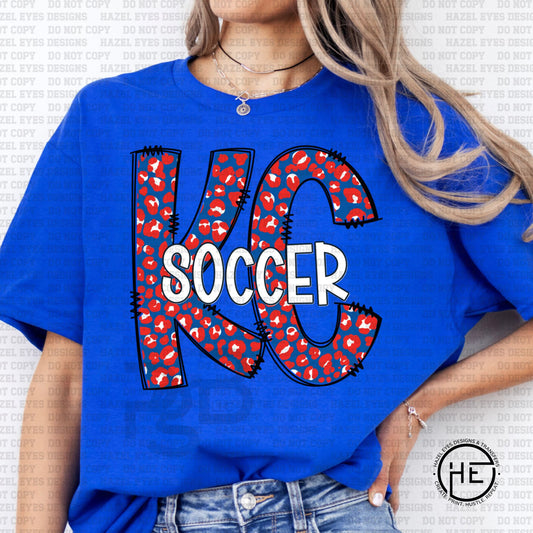 Leopard KC Comets Soccer - DTF Transfer