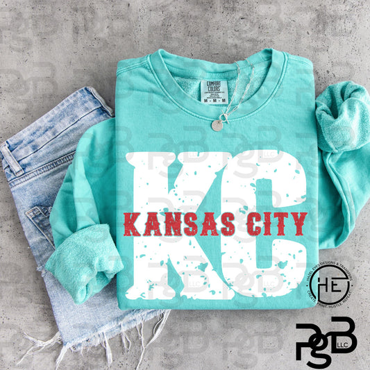 Grunge KC Women's Soccer - DTF Transfer
