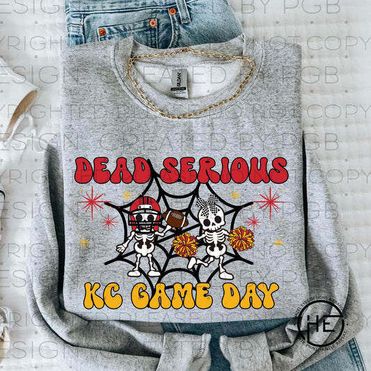 Dead Serious KC Game Day  - DTF Transfer