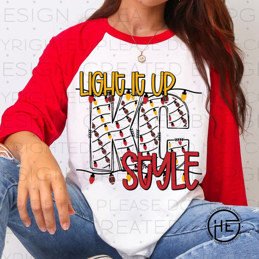 Light it Up KC Style - DTF Transfer