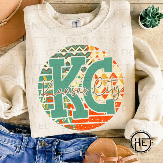 KC Vintage Western  - DTF Transfer