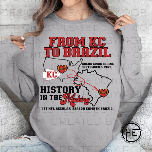 KC to Brazil 1  - DTF Transfer