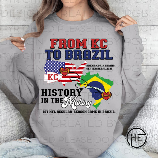 KC to Brazil 2  - DTF Transfer