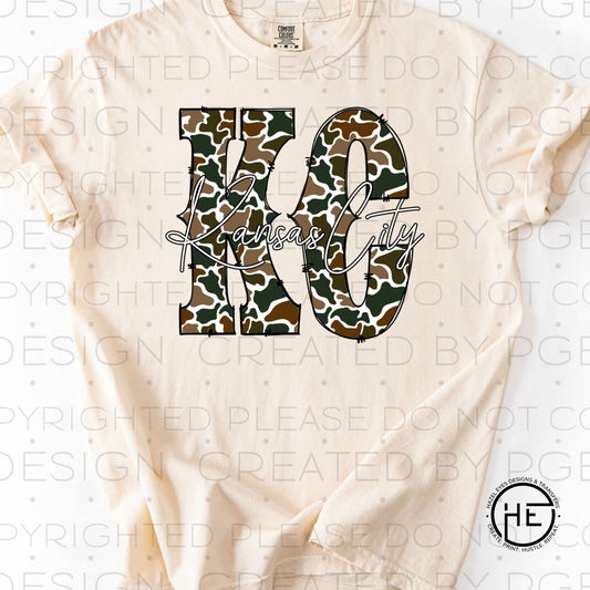 KC Camo - DTF Transfer