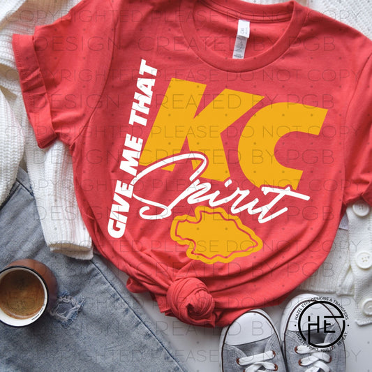 Give Me That KC Spirit - DTF Transfer