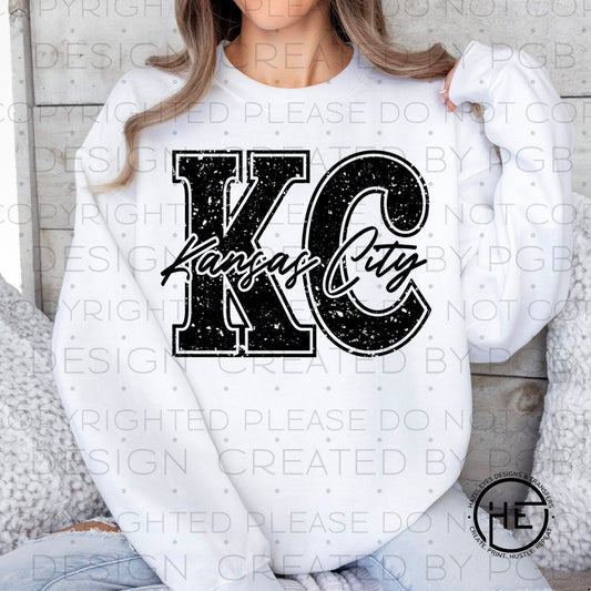KC Stamp Black - DTF Transfer