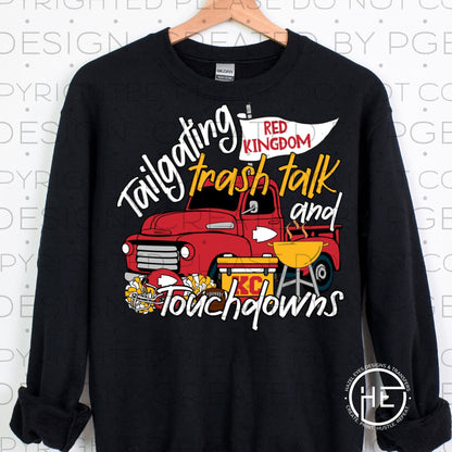 Tailgating and trash talking - dtf transfer