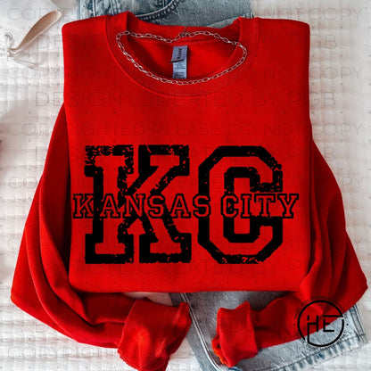 Kansas City Grunge - dtf transfer