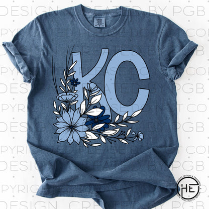 KC Sporting Spring Flowers - DTF Transfer (Copy)