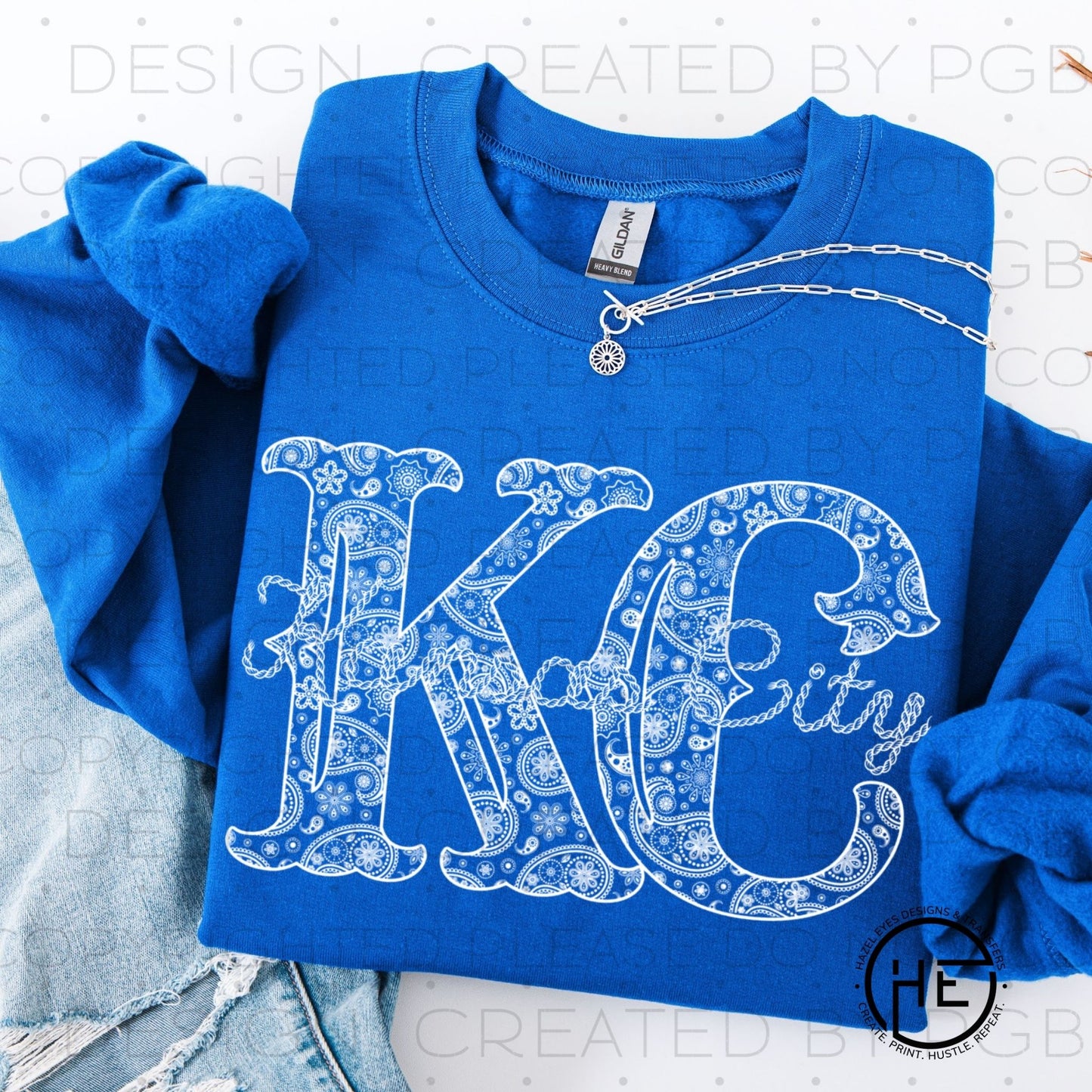 Paisley & Rope Kansas City WHT - DTF Transfers