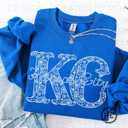 Paisley & Rope Kansas City WHT - DTF Transfers